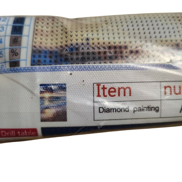 5D Diamond Painting Kit With Sunset on the Beach Scene - Picture 5 of 5